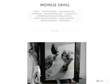 Tablet Screenshot of michellecahill.com